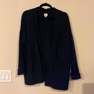 Black cardigan